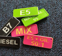 Fuel Tag 3D model