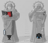 Basilicanum statues - WH40k 3D model