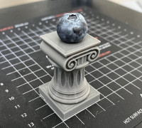 Mini Ionic Column - Tiny Object Display Podium 3D model
