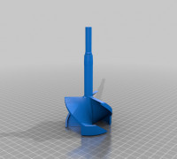 Paint Mixer Attachment 3D model