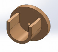 Wall bar support 3D model