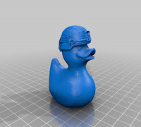 Tactical Duck with Barrel Clamp 3D model