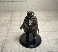 Owlbear through the ages- Pathfinder 2nd Edition  3D model