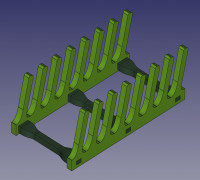 Dish drying rack / stand 3D model