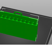 wall-mounted pencil holder 3D model