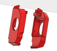 Tiny M Ducts for Phaetus Rapido Hot End 3D model