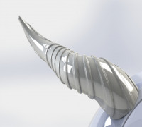 Horns Devil and Gothic 3D model