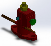 fuel pump for diesel engine 3D model