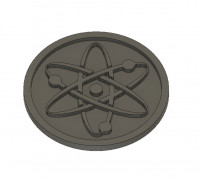 Atom Coaster 3D model