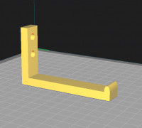 Filament wall mount 3D model