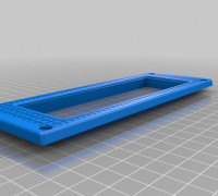 RV Heater Control Faceplate 3D model