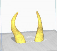 Satyr Horns 3D model