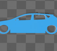 Key ring Seat Leon 3 3D model