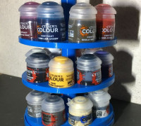 Carousel for Citadel paint cans 3D model