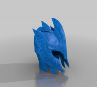 Skyrim Helmet - Split 3D model