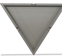 Triangle ashtray 3D model