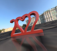 2022 Key Chain 3D model