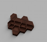 Tabletop Hexes 3D model