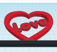 Heart Love 3D model