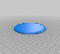 120mm base, round lip 3D model