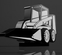 Bobcat lamp 3D model