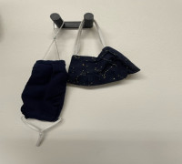 Wall Mounted Mask Stand 3D model
