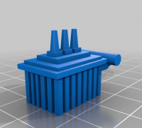 Electrical transformer 3D model
