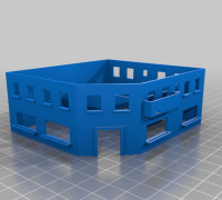 building, restaurant, scale 1/160 3D model