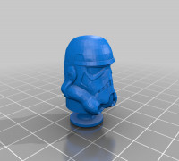 Storm Trooper Croc Topper 3D model