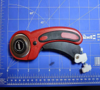 Hand circular cutter, cutting depth limiter 3D model