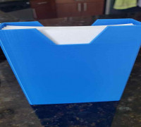 Simple Index Card Holder 3D model