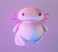 Ajolote 3D model
