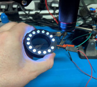 35mm Microscope LED Ring Light 3D model