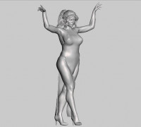 Position (Night falcon)(dress) 3D model