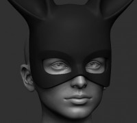 BLACK RABBIT MASK 3D model