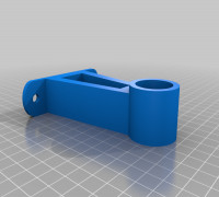 Rake shaft wall mount 3D model