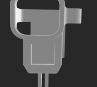 case Gopro 8 vertical 3D model