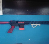 Ar 15 Wall Mount With Customizable Locking Face 3D model