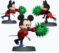 Mickey Mouse - Boxing 3D model