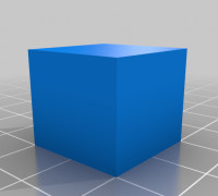 cube 2×2cm 3D model