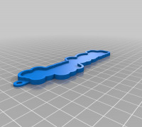 My Customized Key Chain with your personal name 3D model