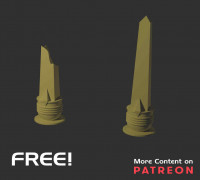 Crystal Obelisk 3D model