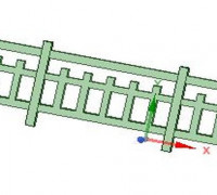 SNCF type barrier 3D model