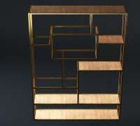 Shelf 1001 3D model 3D model