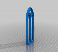 Gothic window 3D model