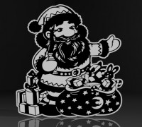 Santa Claus lamp 3D model