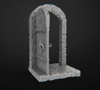 Dungeon Doors 3D model