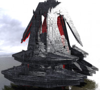 Sci-Fi Drake interceptor Ship 6 3D model