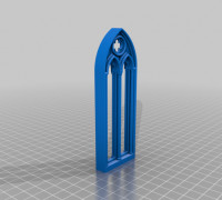 Gothic window 3D model