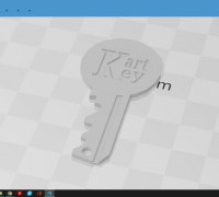 Shopping Cart Key 3D model